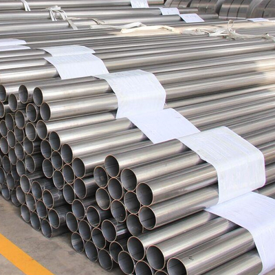 Low Carbon Seamless SS Pipe 6m Steel Tube 304 Stainless HL Surface For Construction