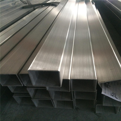 Inox 201 304 Seamless SS Pipe Polished Tubes Square Stainless Steel BA Surface