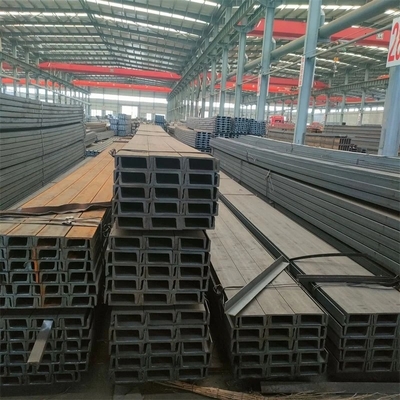 Hot Rolled Carbon Steel U Beam Profiles ASTM A36 Q235 Ss400I Channel