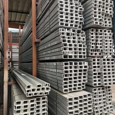Hot Rolled Carbon Steel U Beam Profiles ASTM A36 Q235 Ss400I Channel