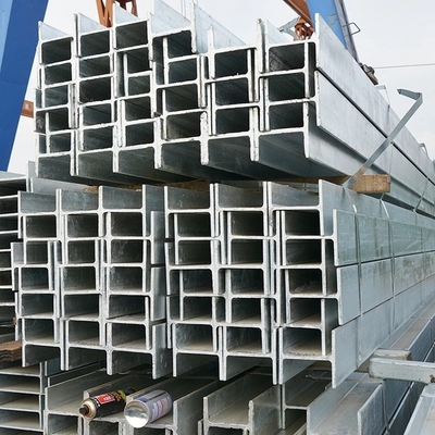 Galvanized Carbon Steel H Beam Angle Bar 108mm Section Znic Coated