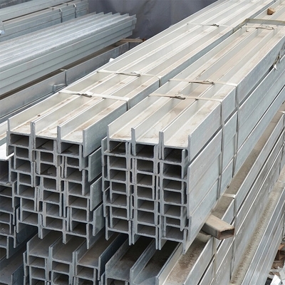 Galvanized Carbon Steel H Beam Angle Bar 108mm Section Znic Coated