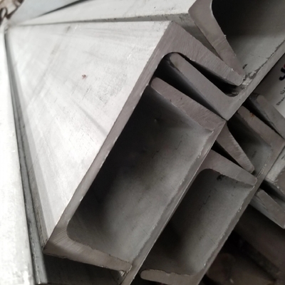 Duplex Stainless Steel U Shape Bar 6m C Channel Profile Angel Folded Hairline