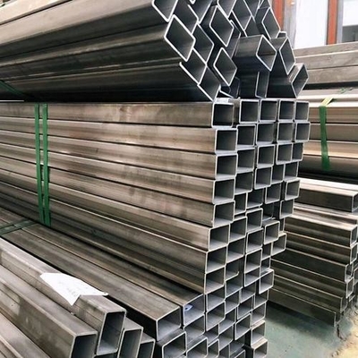 Seamless 50mmX50mm inox tube 304 1" 2" square pipe 316 304 Rectangular Stainless Steel Pipes Tube For Construction
