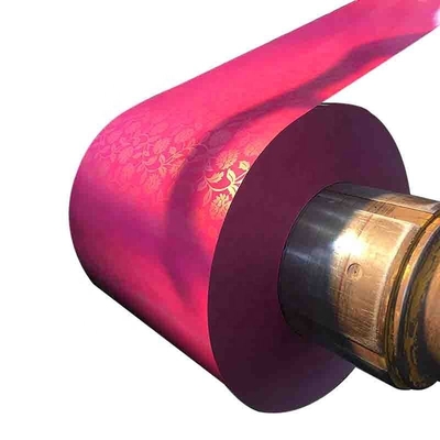 Double Color Coated PPGL Steel Coil Painted Metal Roll Galvanized Zinc Coating