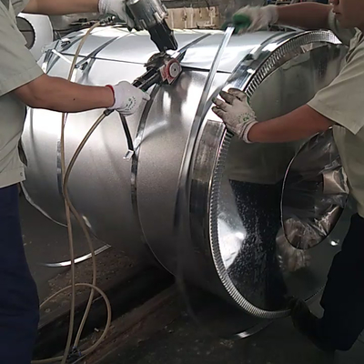 Regular Spangle Galvanized Steel Coils Z275 Zinc Coated Metal Hot Rolled