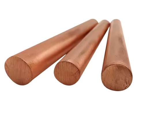 Large Diameter 99.9% Solid Red Copper Rods Strong And Durable Builds Round Rod Copper 8mm Suppliers