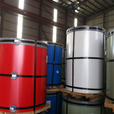 ASTM A653 Galvanized Steel Prepainted Metal Sheets Metal Sheetss Back 5-12mic