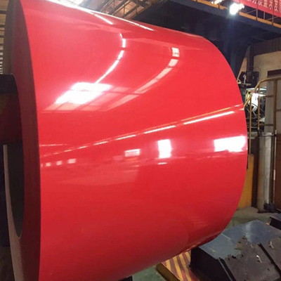Corrugated GI PPGI Colour Coated Sheet Galvanized Steel 50 Microns Zn/Az