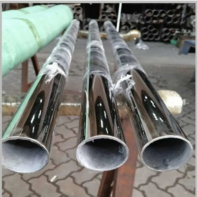 Satin Finish Stainless Steel Pipe 2500mm Decorative 304 Round Welded For Handrail The appearance is simple and generous