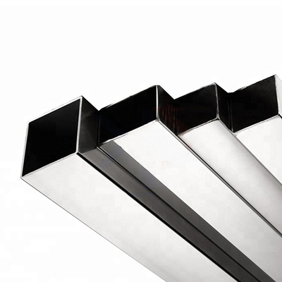 Cold Drawn Square Stainless Steel Pipe Hollow Section 20x20 25x25 30x30 40x40 Hairline