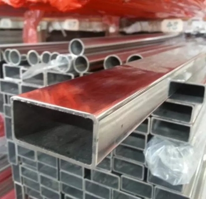 Cold Drawn Square Stainless Steel Pipe Hollow Section 20x20 25x25 30x30 40x40 Hairline