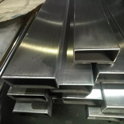 Cold Drawn Square Stainless Steel Pipe Hollow Section 20x20 25x25 30x30 40x40 Hairline